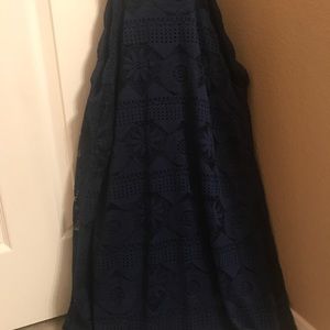 Dressy navy sundress